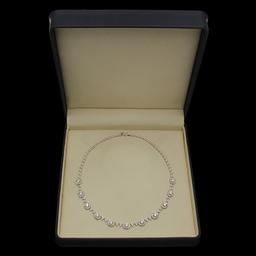 18K Gold 16.81ct Diamond Necklace