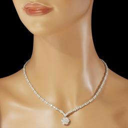 18K Gold 15.79ct Diamond Necklace