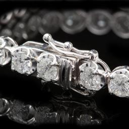 18k White Gold 8.50ct Diamond Bracelet