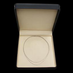 18K Gold 10.79ct Diamond Necklace