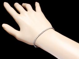 18k White Gold 2.80ct Diamond Bracelet