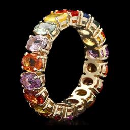 14k Yellow Gold 9.00ct Sapphire Ring