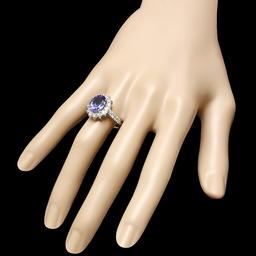 14k Gold 3.50ct Tanzanite 1.00ct Diamond Ring