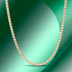 14K Gold 4.46cts Diamond Necklace