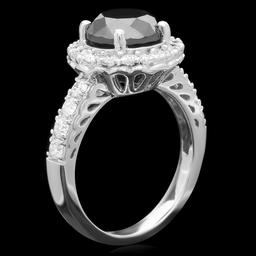 14k White Gold 4.15ct Diamond Ring