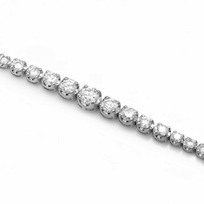 18k White Gold 3.00ct Diamond Bracelet