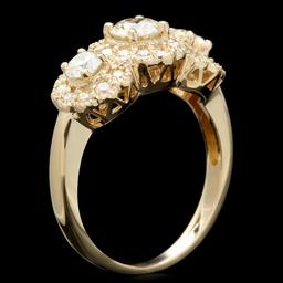 14k Yellow Gold 1.6ct Diamond Ring