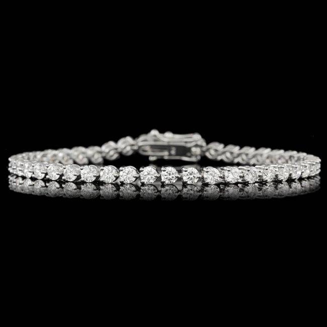 18k White Gold 6.25ct Diamond Bracelet