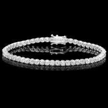 18k White Gold 7.50ct Diamond Bracelet