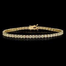 18K Gold 7.85ct Diamond Bracelet