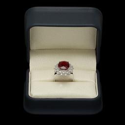 14K Gold 6.06ct Ruby 0.71ct Diamond Ring