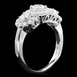 14k White Gold 1.2ct Diamond Ring