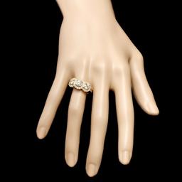 14k Yellow Gold 1.95ct Diamond Ring