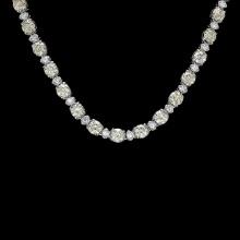 18k White Gold 17ct Diamond Necklace