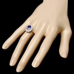 14k Gold 2.40ct Tanzanite 1.00ct Diamond Ring