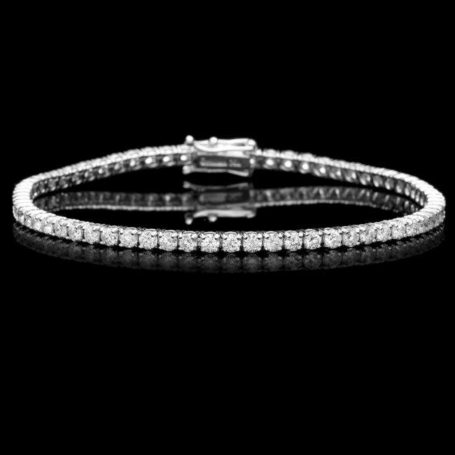 18k White Gold 4.65ct Diamond Bracelet