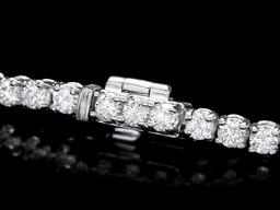 18k White Gold 3.00ct Diamond Bracelet