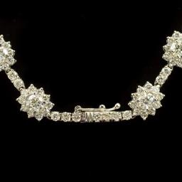 18K Gold 18.22ct Diamond Necklace