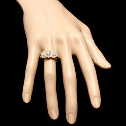 14k Yellow Gold 1.6ct Diamond Ring