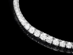 18k White Gold 6.00ct Diamond Necklace