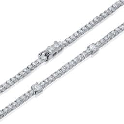 18K White Gold 3.15cts. Diamond Bracelet