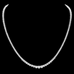 18k White Gold 7.80ct Diamond Necklace