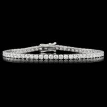 18k White Gold 5.30ct Diamond Bracelet