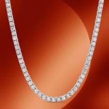 14K Gold 8.00cts Diamond Necklace