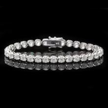 18k White Gold 8.50ct Diamond Bracelet