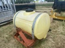 100 GALLON PORTABLE WATER TANK W/ HOSE AND NOZZLE