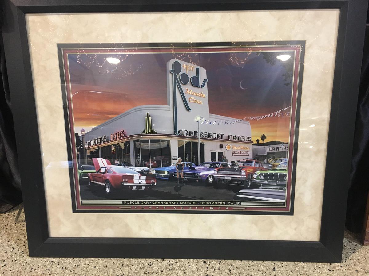 Muscle Car Dealership Print