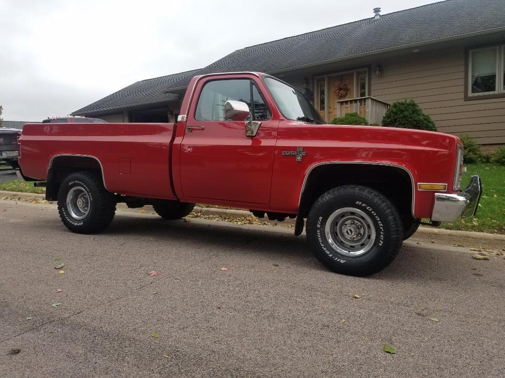 1986 Chevrolet C-10 Silverado VIN:2GCEK14H6G1135262