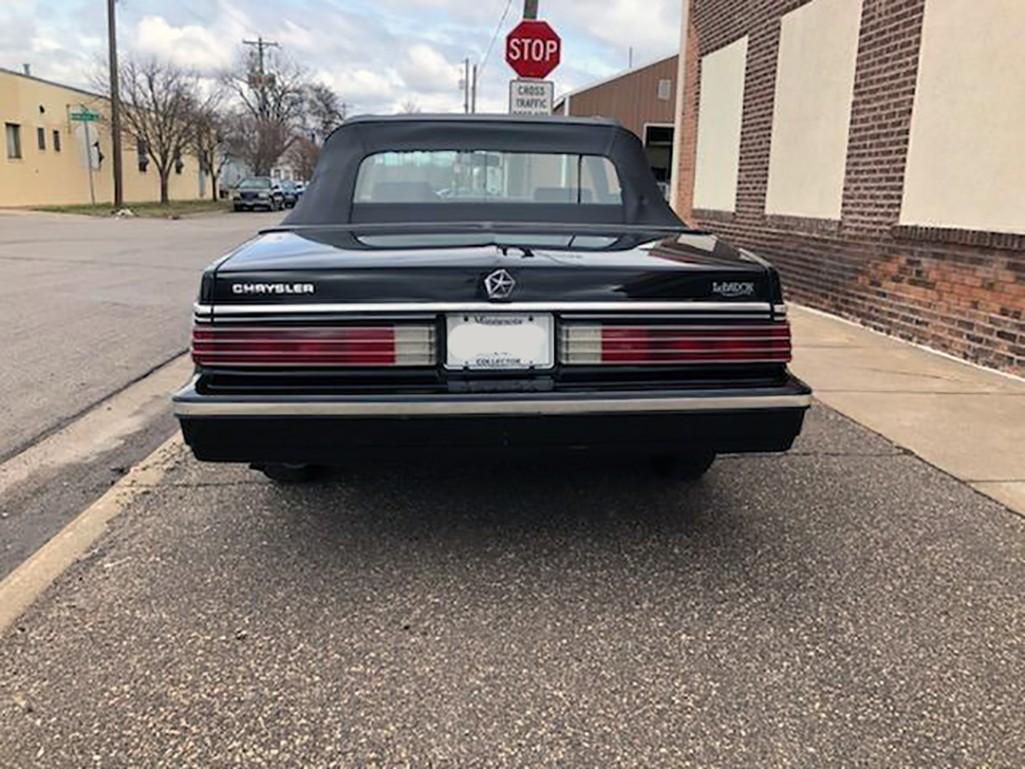 1985 Chrysler LeBaron Convertible