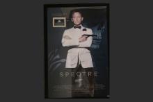 0 SPECTRE CAST SIGNED MOVIE POSTER