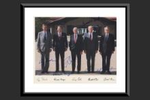 0 5 AMERICAN PRESIDENT SIGNED PHOTO