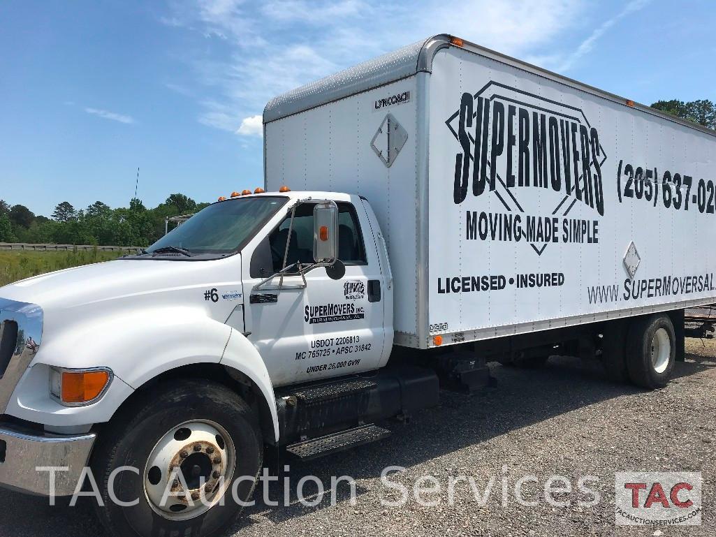 2011 Ford F650 24 Foot Box Truck