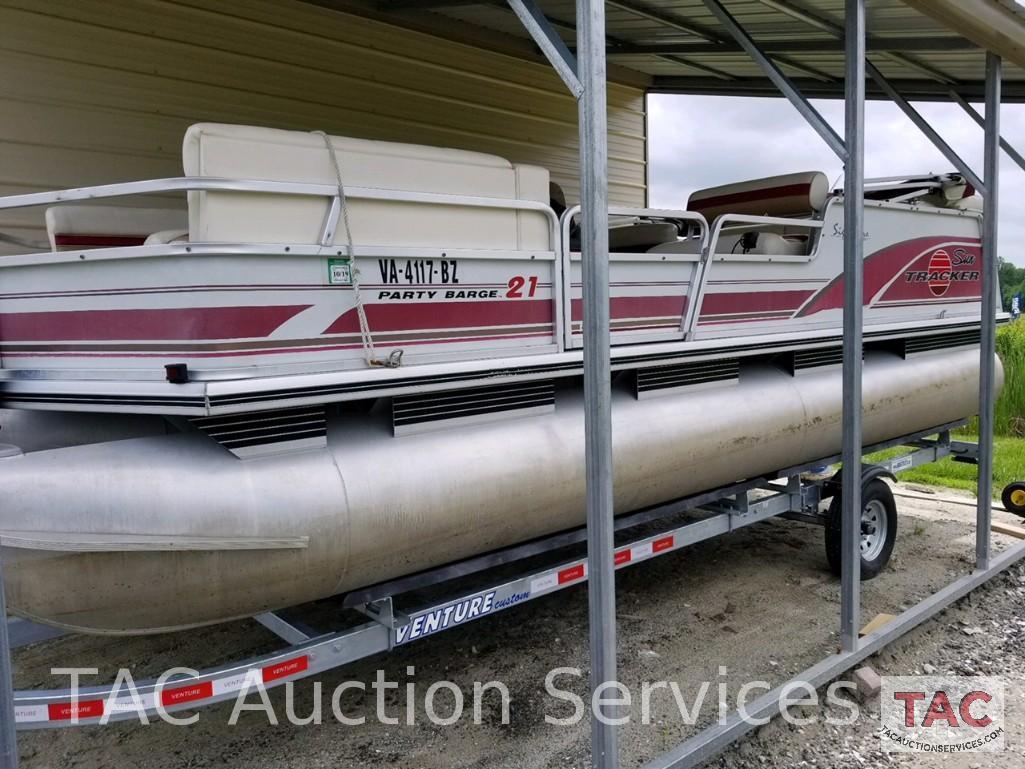 1999 Sun Tracer 21 Foot Party Barge Pontoon