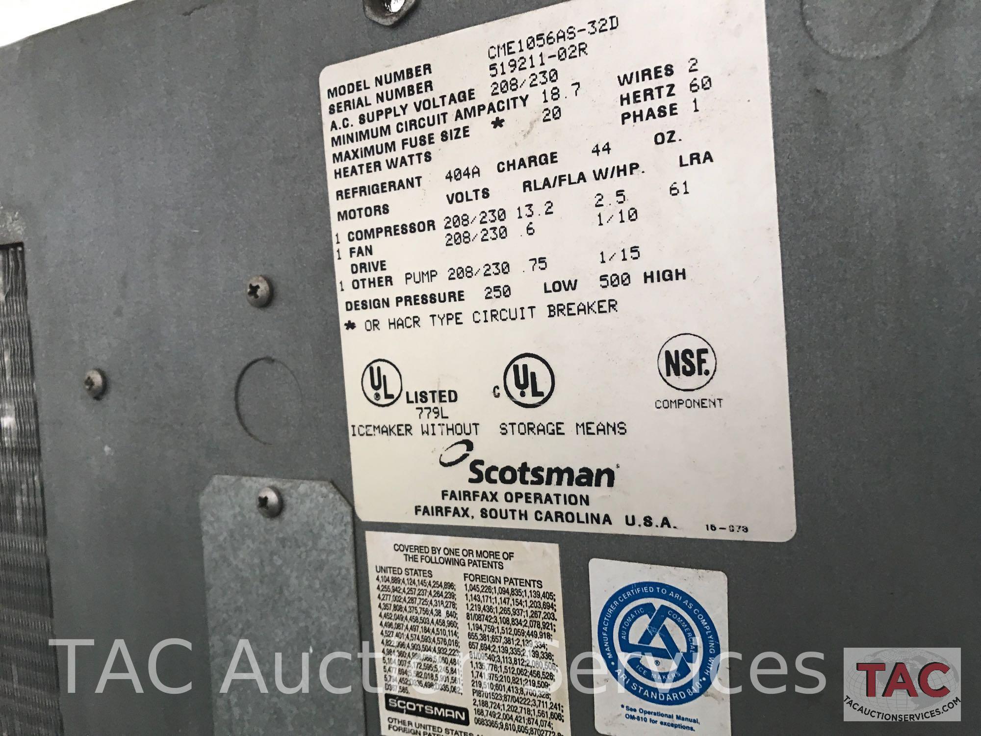 Scotsman CME1056AS-32D Ice Machine