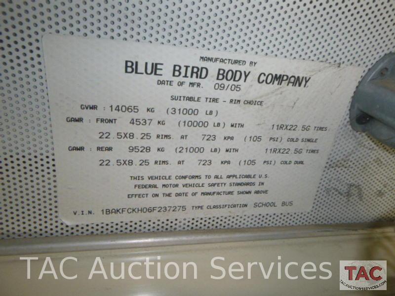 2006 Blue Bird Vision Bus