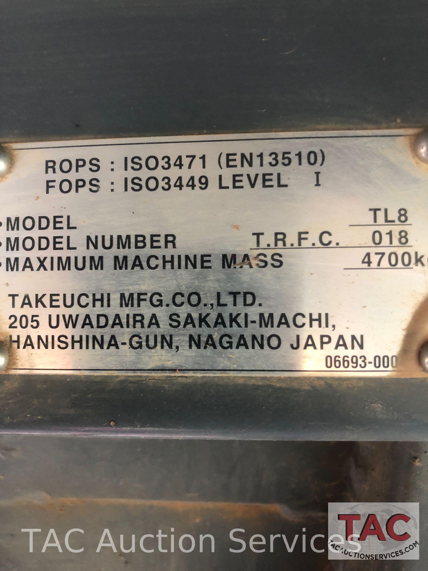 2015 Takeuchi TL8