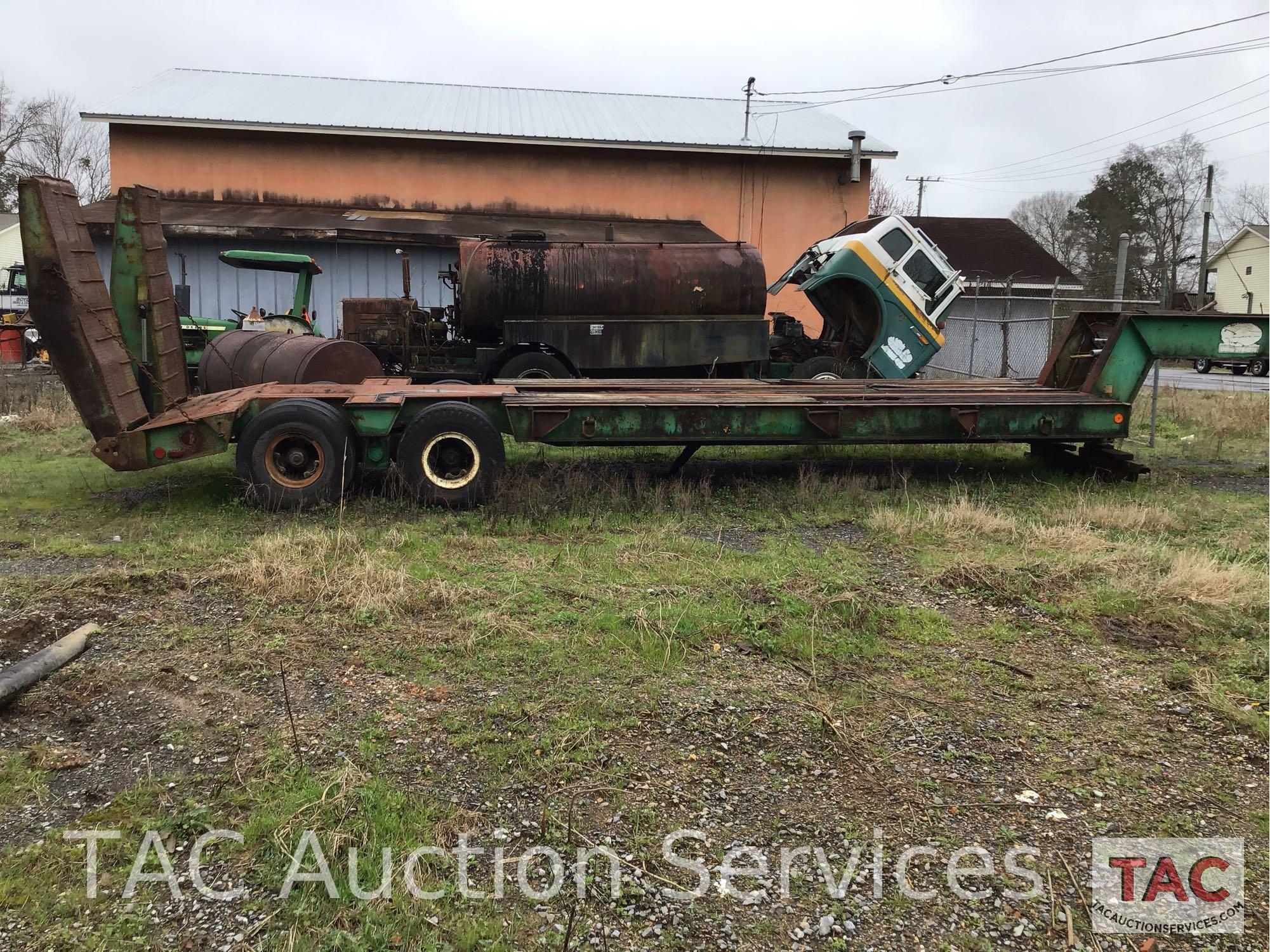 25 Foot Lowboy Trailer