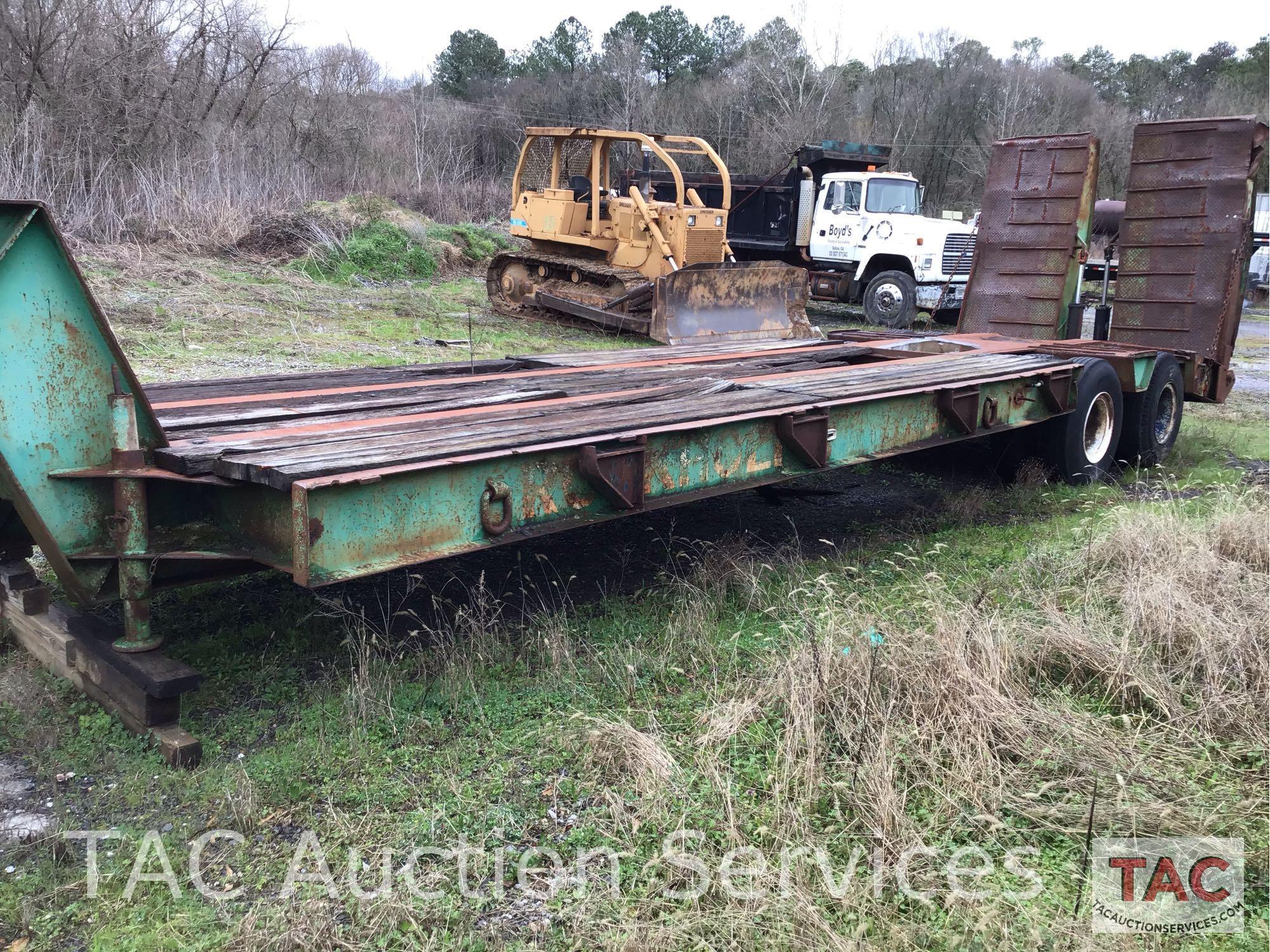 25 Foot Lowboy Trailer