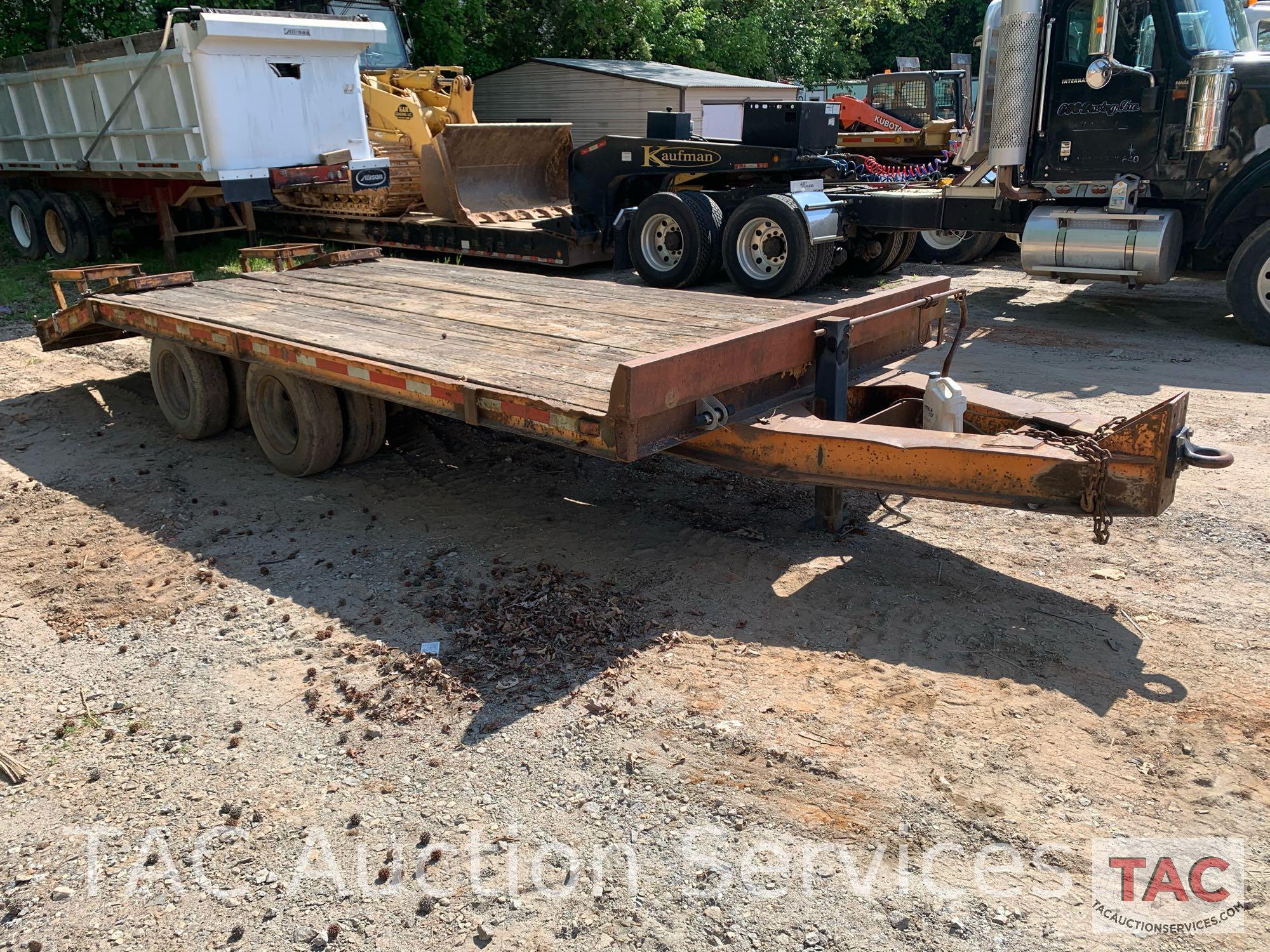 1985 Bame BT92DE Flatbed Trailer