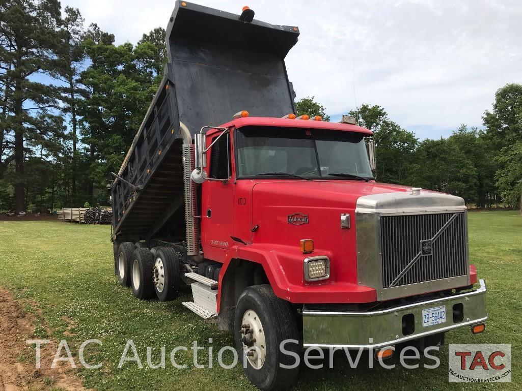 2000 Volvo Autocar Tri Axle Dump Truck