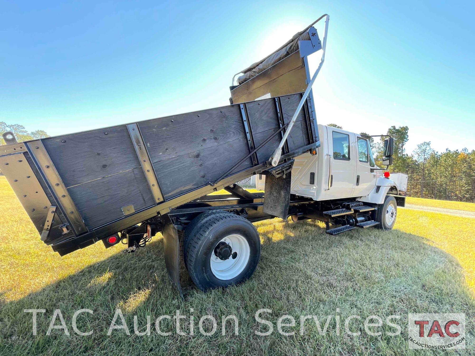 2003 International 7300 Crew Cab Dump Truck