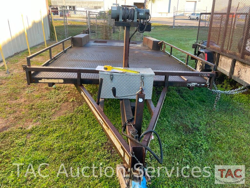 2002 KNDT Dovetail Trailer With Electric Winch