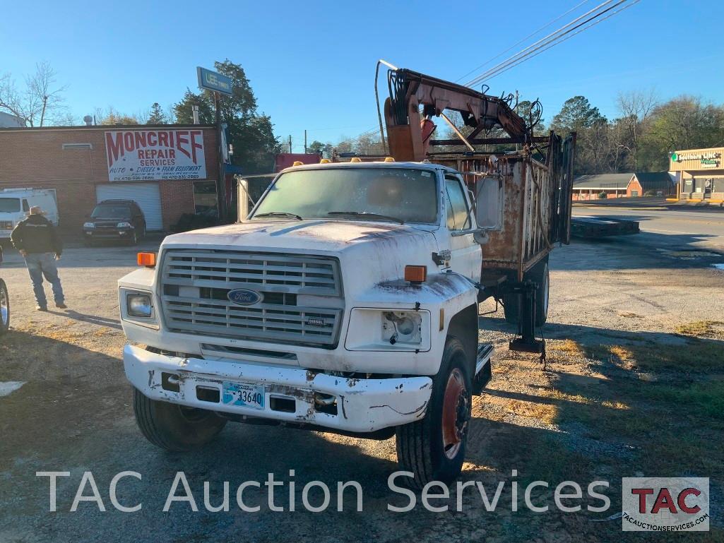 1991 Ford F700 Grapple Truck