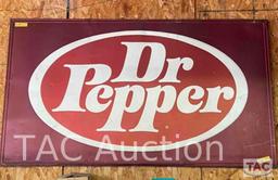 Metal Dr Pepper Sign