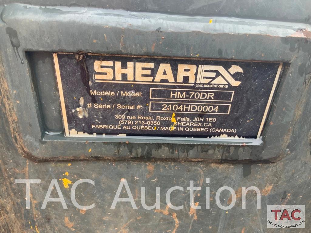 SHEAREX HM-70DR Skid Steer Mulch Head Attachment