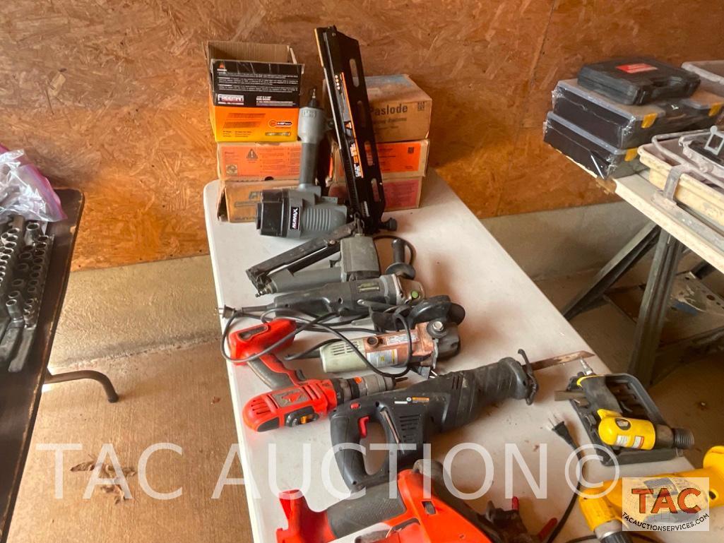 Assorted Power And Air Tools